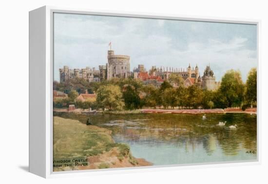 Windsor Castle-Alfred Robert Quinton-Framed Premier Image Canvas