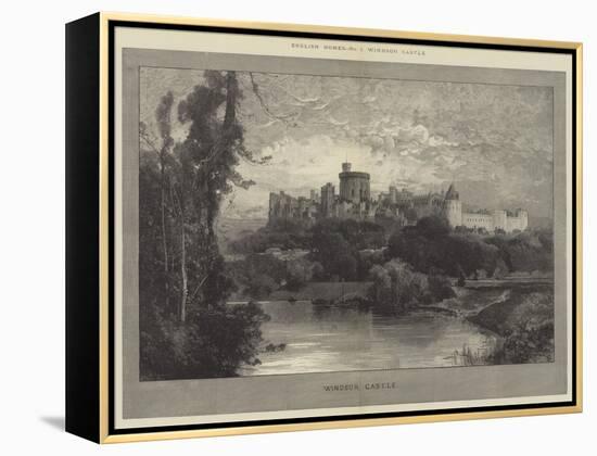 Windsor Castle-Charles Auguste Loye-Framed Premier Image Canvas