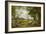 Windsor Forest ('Wood-Cutting in Windsor Forest')-John Linnell-Framed Giclee Print