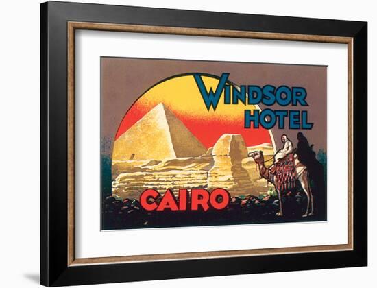 Windsor Hotel, Cairo-null-Framed Art Print