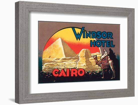 Windsor Hotel, Cairo-null-Framed Art Print