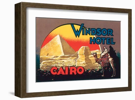 Windsor Hotel, Cairo-null-Framed Art Print