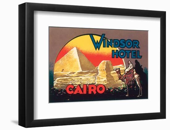 Windsor Hotel, Cairo-null-Framed Art Print