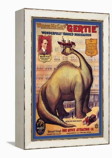 Windsor Mccay's Gertie-null-Framed Stretched Canvas