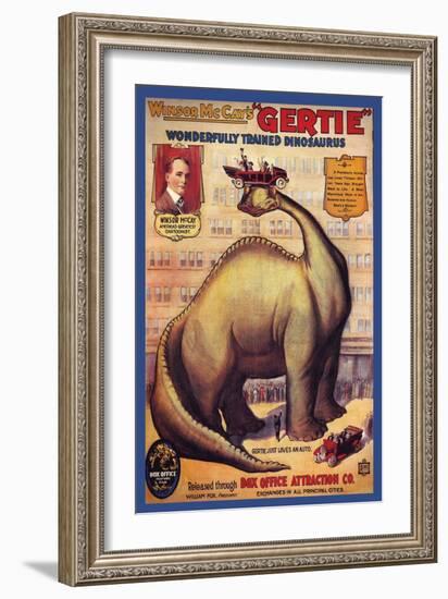 Windsor Mccay's Gertie-null-Framed Premium Giclee Print