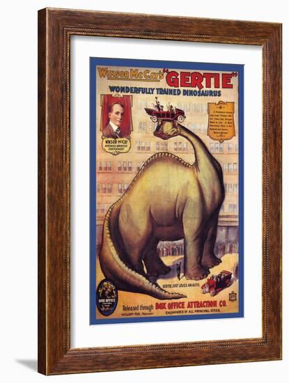 Windsor Mccay's Gertie-null-Framed Premium Giclee Print