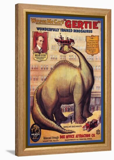 Windsor Mccay's Gertie-null-Framed Stretched Canvas