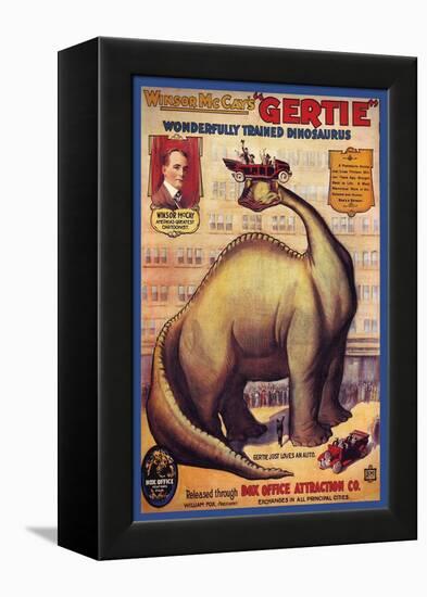 Windsor Mccay's Gertie-null-Framed Stretched Canvas