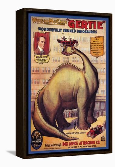 Windsor Mccay's Gertie-null-Framed Stretched Canvas