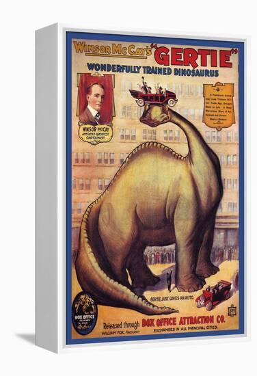 Windsor Mccay's Gertie-null-Framed Stretched Canvas