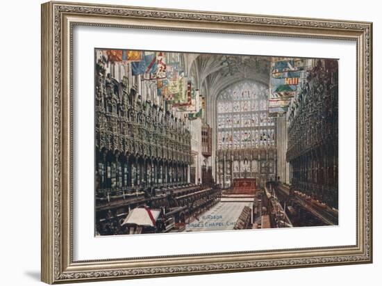 'Windsor, St. George's Chapel, Choir' c1916-Unknown-Framed Giclee Print