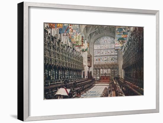 'Windsor, St. George's Chapel, Choir' c1916-Unknown-Framed Giclee Print