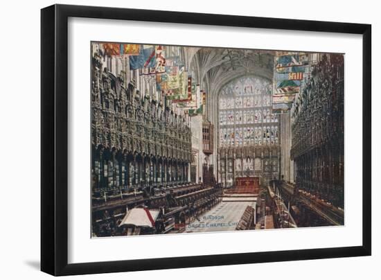 'Windsor, St. George's Chapel, Choir' c1916-Unknown-Framed Giclee Print