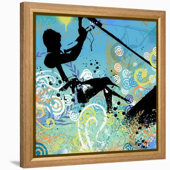 Windsurf 1-JB Hall-Framed Premier Image Canvas