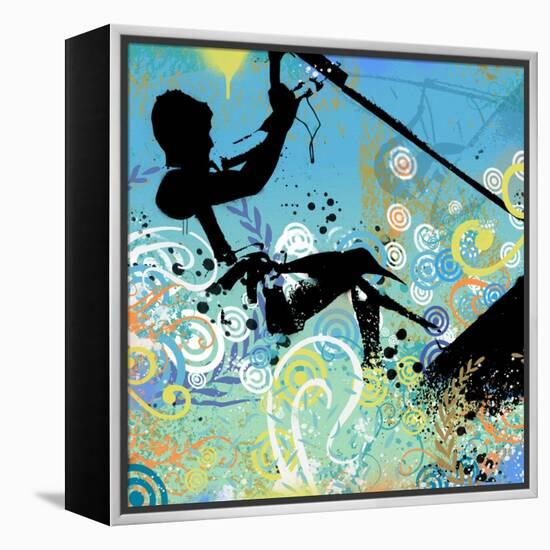 Windsurf 1-JB Hall-Framed Premier Image Canvas