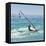 Windsurfer Riding Wave, Bonlonia, Near Tarifa, Costa de La Luz, Andalucia, Spain, Europe-Giles Bracher-Framed Premier Image Canvas