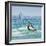 Windsurfer Riding Wave, Bonlonia, Near Tarifa, Costa de La Luz, Andalucia, Spain, Europe-Giles Bracher-Framed Photographic Print