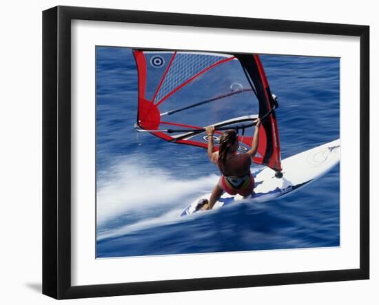 Windsurfer-null-Framed Photographic Print