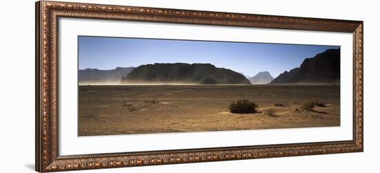 Windswept Desert, Wadi Rum, Jordan-null-Framed Photographic Print