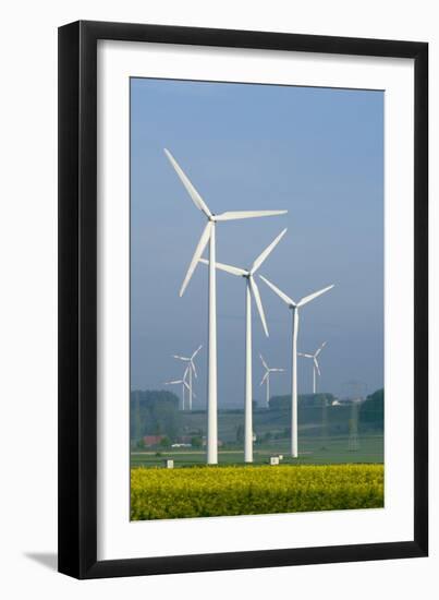 Windturbines on Europe's Largest On-Shore Windfarm-null-Framed Photographic Print