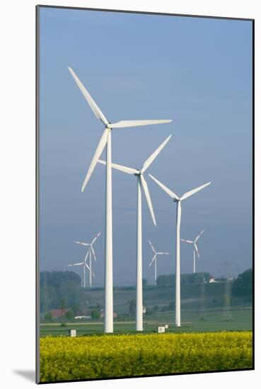 Windturbines on Europe's Largest On-Shore Windfarm-null-Mounted Photographic Print