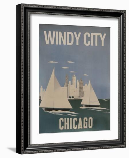 Windy City--Framed Giclee Print