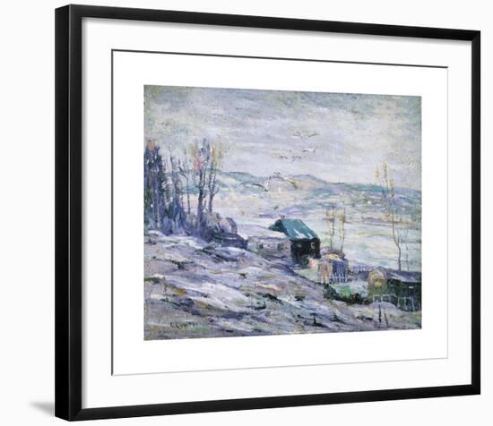 Windy Day, Bronx River-Ernest Lawson-Framed Premium Giclee Print