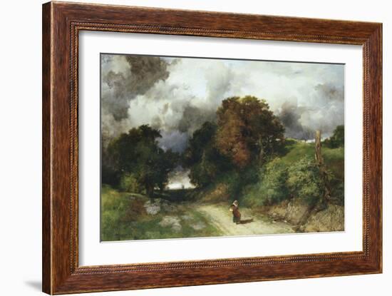 Windy Hilltop - Amagansett, L.I. 1901-Thomas Moran-Framed Giclee Print