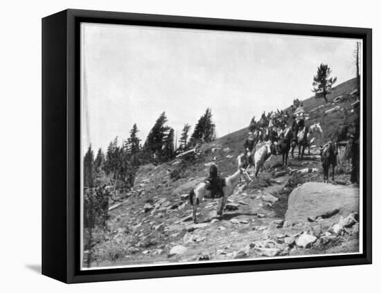 Windy Point, Pike's Peak, Colorado, Late 19th Century-John L Stoddard-Framed Premier Image Canvas