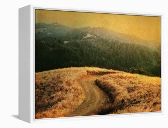 Windy Trail on Hill-Robert Cattan-Framed Premier Image Canvas