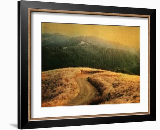 Windy Trail on Hill-Robert Cattan-Framed Photographic Print