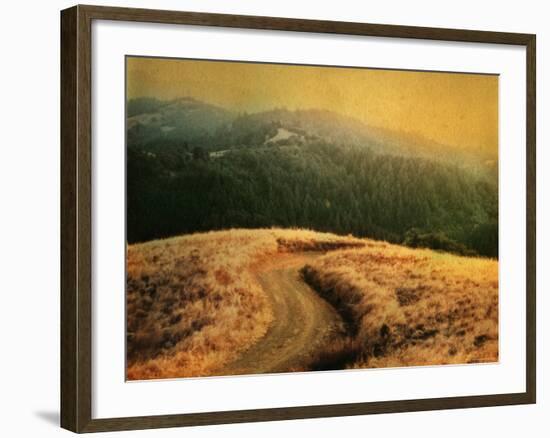 Windy Trail on Hill-Robert Cattan-Framed Photographic Print