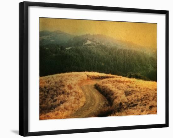 Windy Trail on Hill-Robert Cattan-Framed Photographic Print