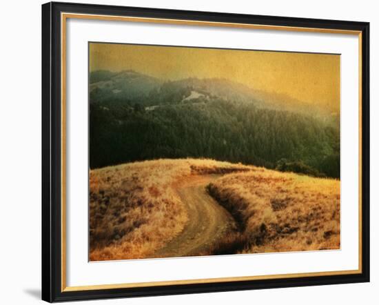 Windy Trail on Hill-Robert Cattan-Framed Photographic Print