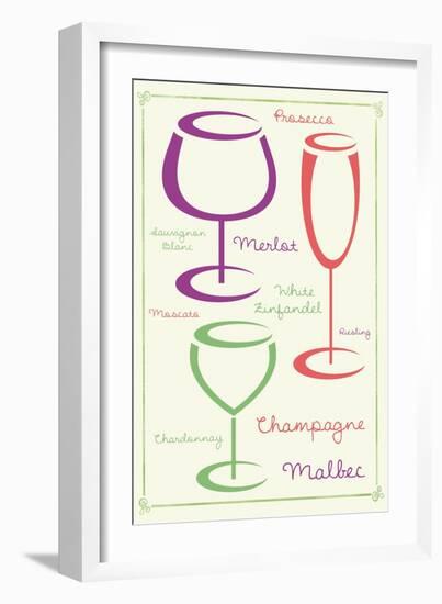 Wine 2 C-Lauren Gibbons-Framed Art Print