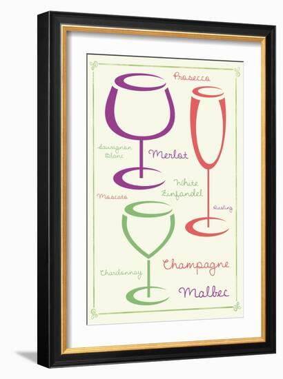 Wine 2 C-Lauren Gibbons-Framed Art Print