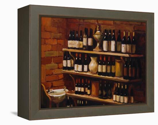 Wine and Bricks II-Pam Ingalls-Framed Premier Image Canvas