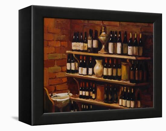 Wine and Bricks II-Pam Ingalls-Framed Premier Image Canvas