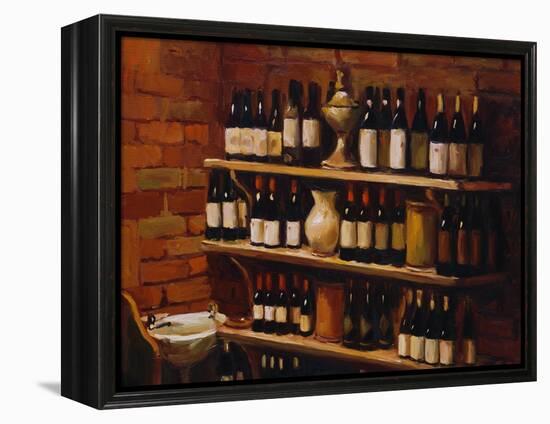Wine and Bricks II-Pam Ingalls-Framed Premier Image Canvas