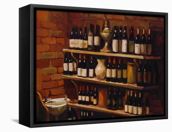 Wine and Bricks II-Pam Ingalls-Framed Premier Image Canvas