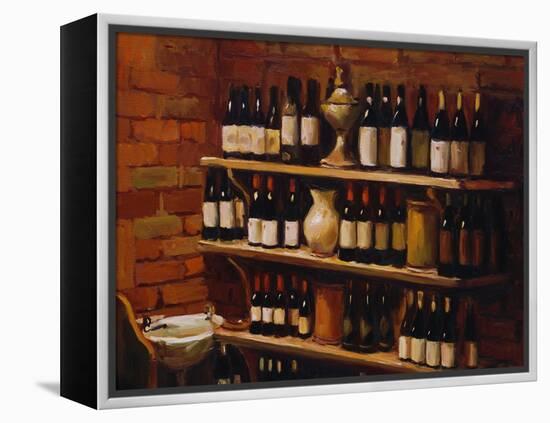 Wine and Bricks II-Pam Ingalls-Framed Premier Image Canvas