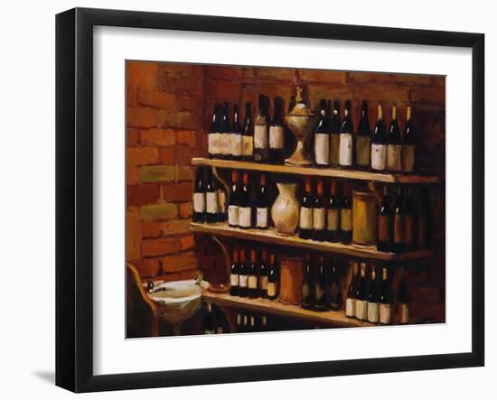 Wine and Bricks II-Pam Ingalls-Framed Giclee Print