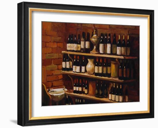 Wine and Bricks II-Pam Ingalls-Framed Giclee Print