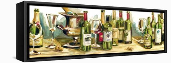Wine and Champagne Panel-Heather A. French-Roussia-Framed Stretched Canvas