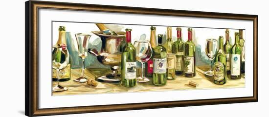 Wine and Champagne Panel-Heather A. French-Roussia-Framed Art Print