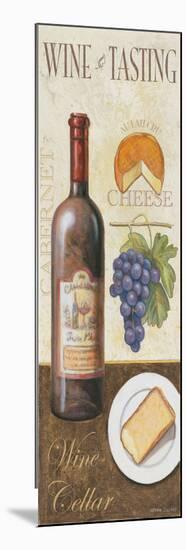 Wine and Cheese 1-John Zaccheo-Mounted Giclee Print