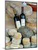 Wine and Cheese at Open-Air Market, Lake Maggiore, Arona, Italy-Lisa S. Engelbrecht-Mounted Photographic Print