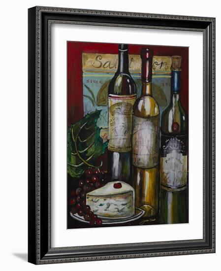 Wine and Cheese I-Jennifer Garant-Framed Giclee Print