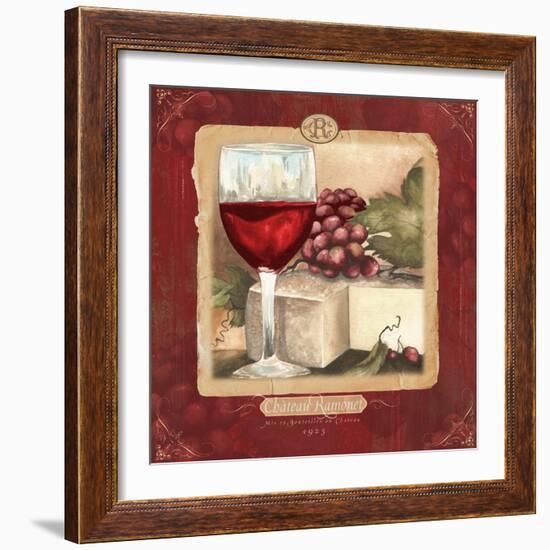 Wine and Cheese I-Elizabeth Medley-Framed Art Print