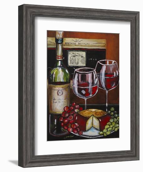 Wine and Cheese III-Jennifer Garant-Framed Giclee Print